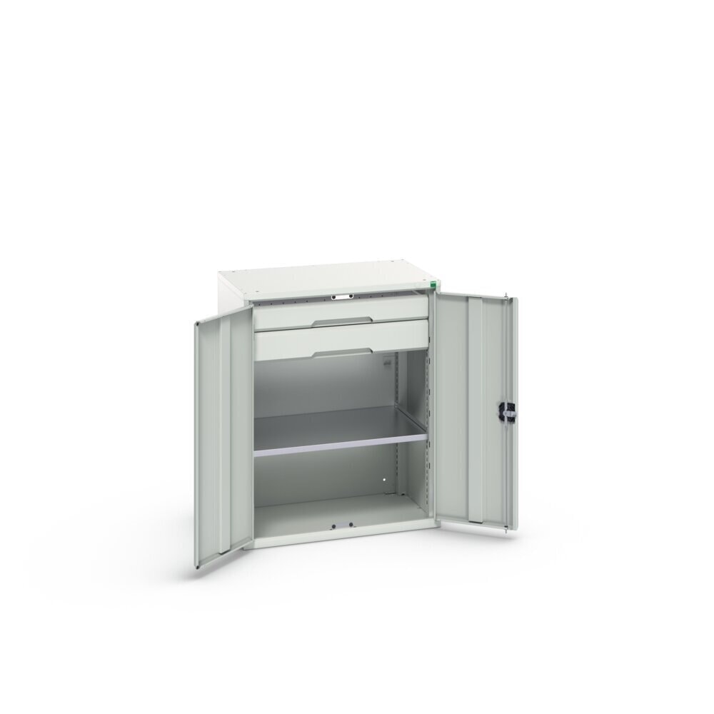 N° de l'image du produit 3 : bott verso Armoire d’appoint avec tiroirs, avec 1 tablette et 2 tiroirs, lxPxH : 800 x 550 x 1 000 mm