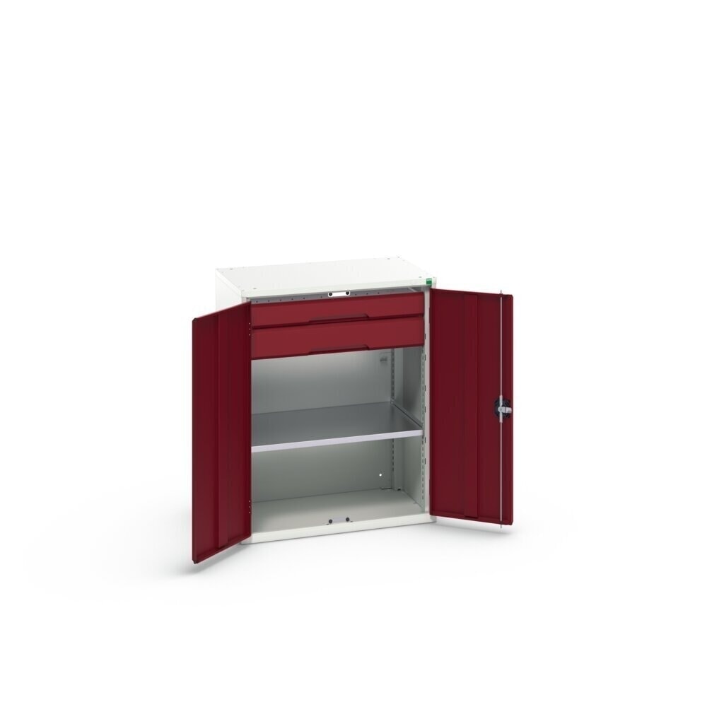 N° de l'image du produit 3 : bott verso Armoire d’appoint avec tiroirs, avec 1 tablette et 2 tiroirs, lxPxH : 800 x 550 x 1 000 mm