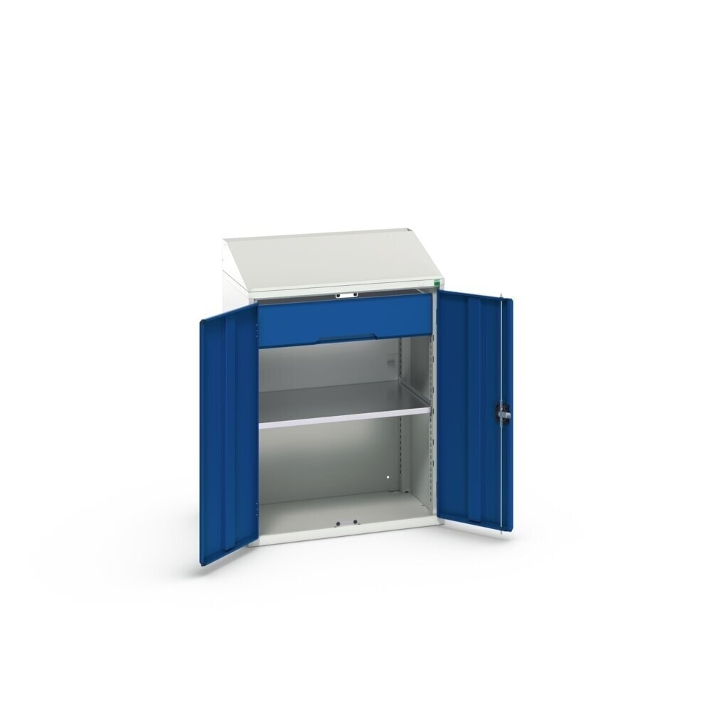 N° de l'image du produit 3 : bott Armoire-pupitre verso, avec 1 tablette et 1 tiroir, lxPxH : 800 x 550 x 1 130 mm