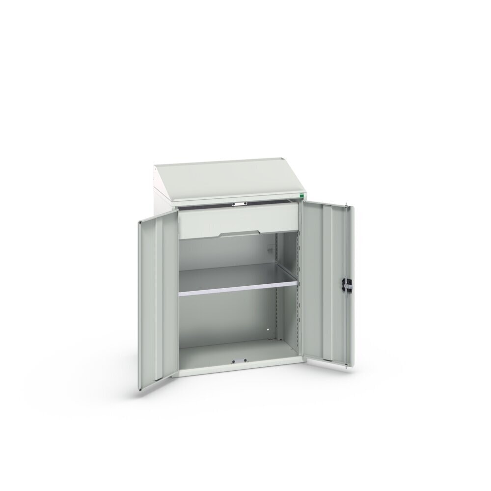 N° de l'image du produit 3 : bott Armoire-pupitre verso, avec 1 tablette et 1 tiroir, lxPxH : 800 x 550 x 1 130 mm