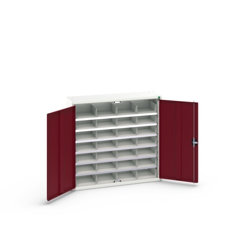 N° de l'image du produit 2 : bott Armoire à casiers verso, avec 28 compartiments, lxPxH : 1 050 x 350 x 1 000 mm
