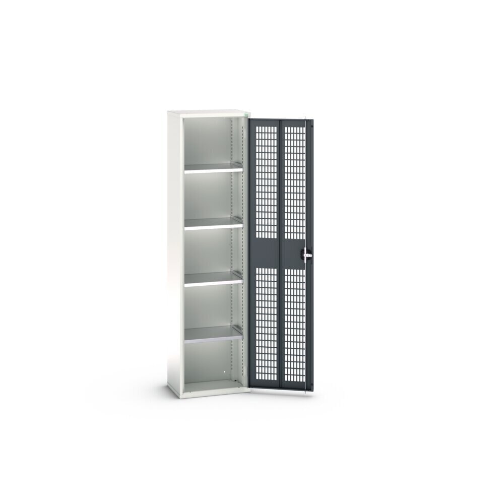 N° de l'image du produit 3 : bott Armoire à portes battantes verso avec ventilation, avec 4 tablettes, lxPxH : 525 x 350 x 2 000 mm