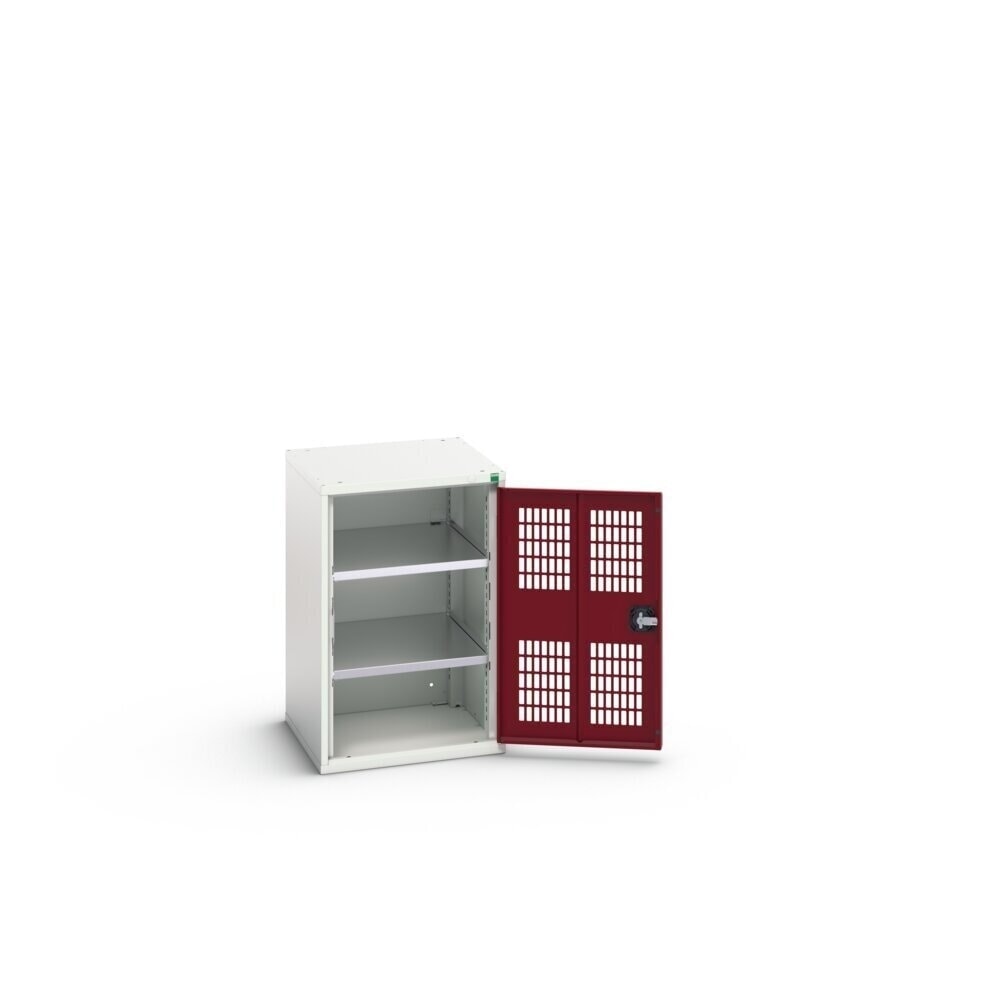 N° de l'image du produit 3 : bott Armoire à portes battantes verso avec ventilation, avec 2 tablettes, lxPxH : 525 x 550 x 800 mm