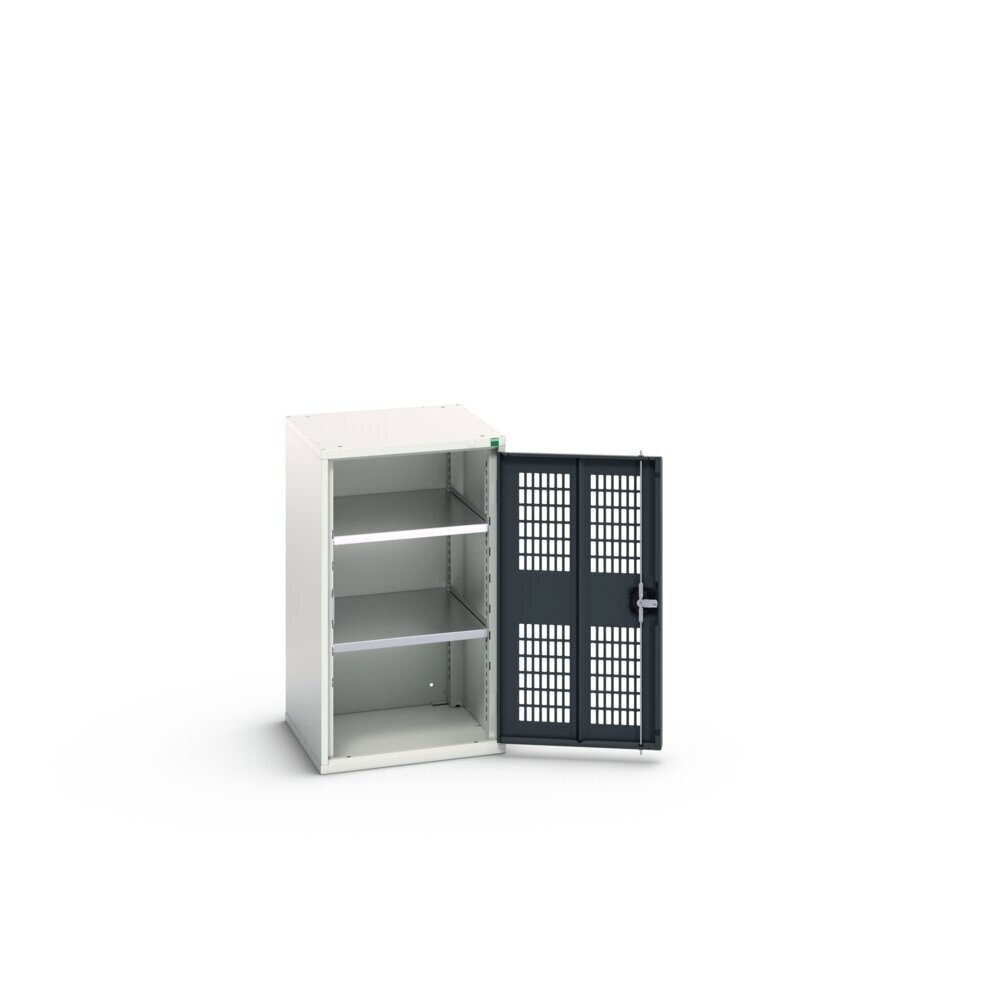 N° de l'image du produit 3 : bott Armoire à portes battantes verso avec ventilation, avec 2 tablettes, lxPxH : 525 x 550 x 900 mm