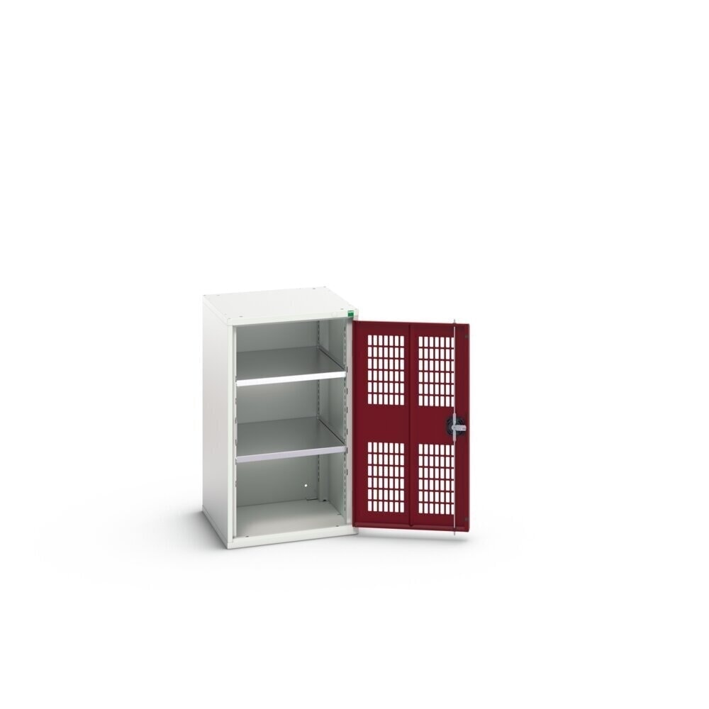 N° de l'image du produit 3 : bott Armoire à portes battantes verso avec ventilation, avec 2 tablettes, lxPxH : 525 x 550 x 900 mm
