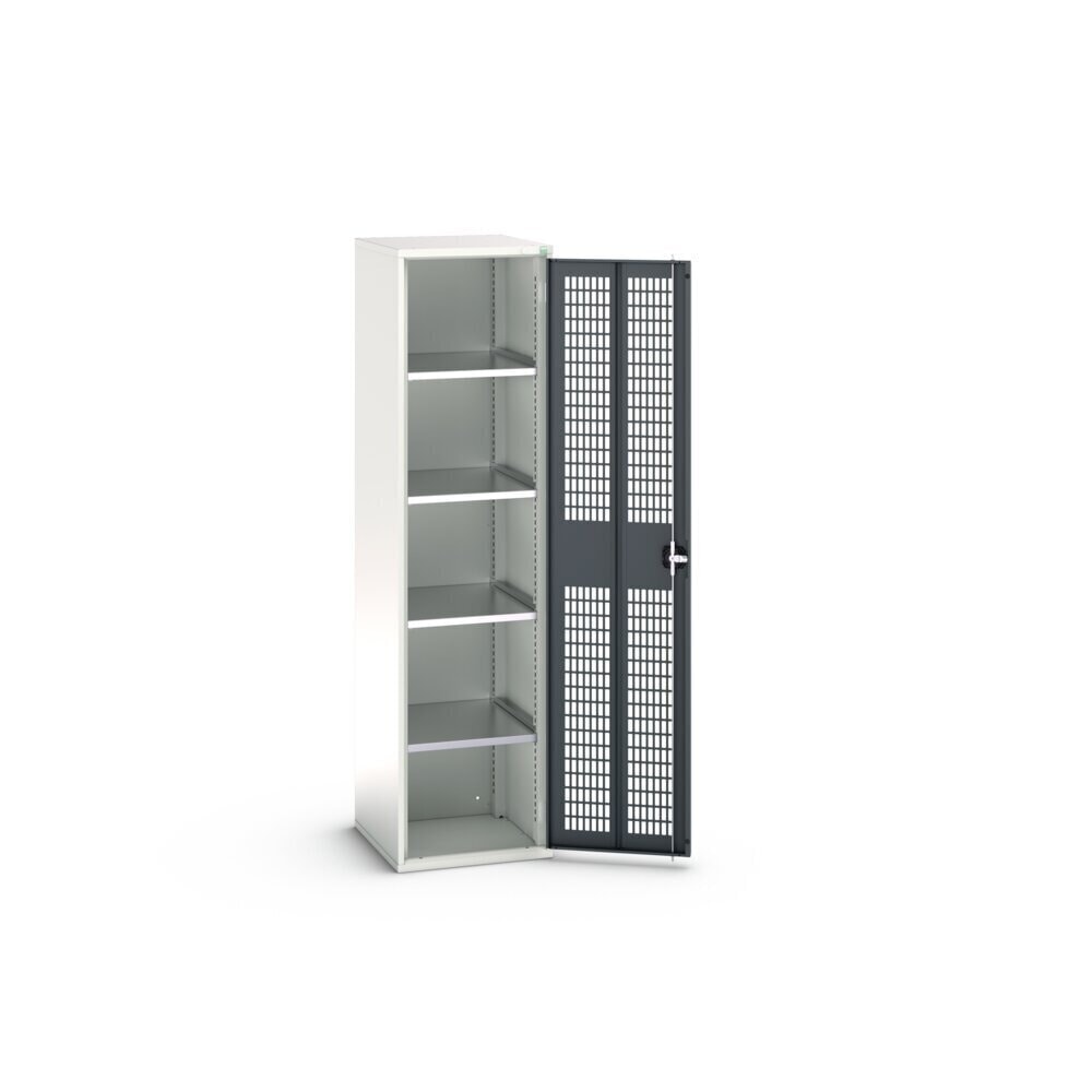 N° de l'image du produit 3 : bott Armoire à portes battantes verso avec ventilation, avec 4 tablettes, lxPxH : 525 x 550 x 2 000 mm