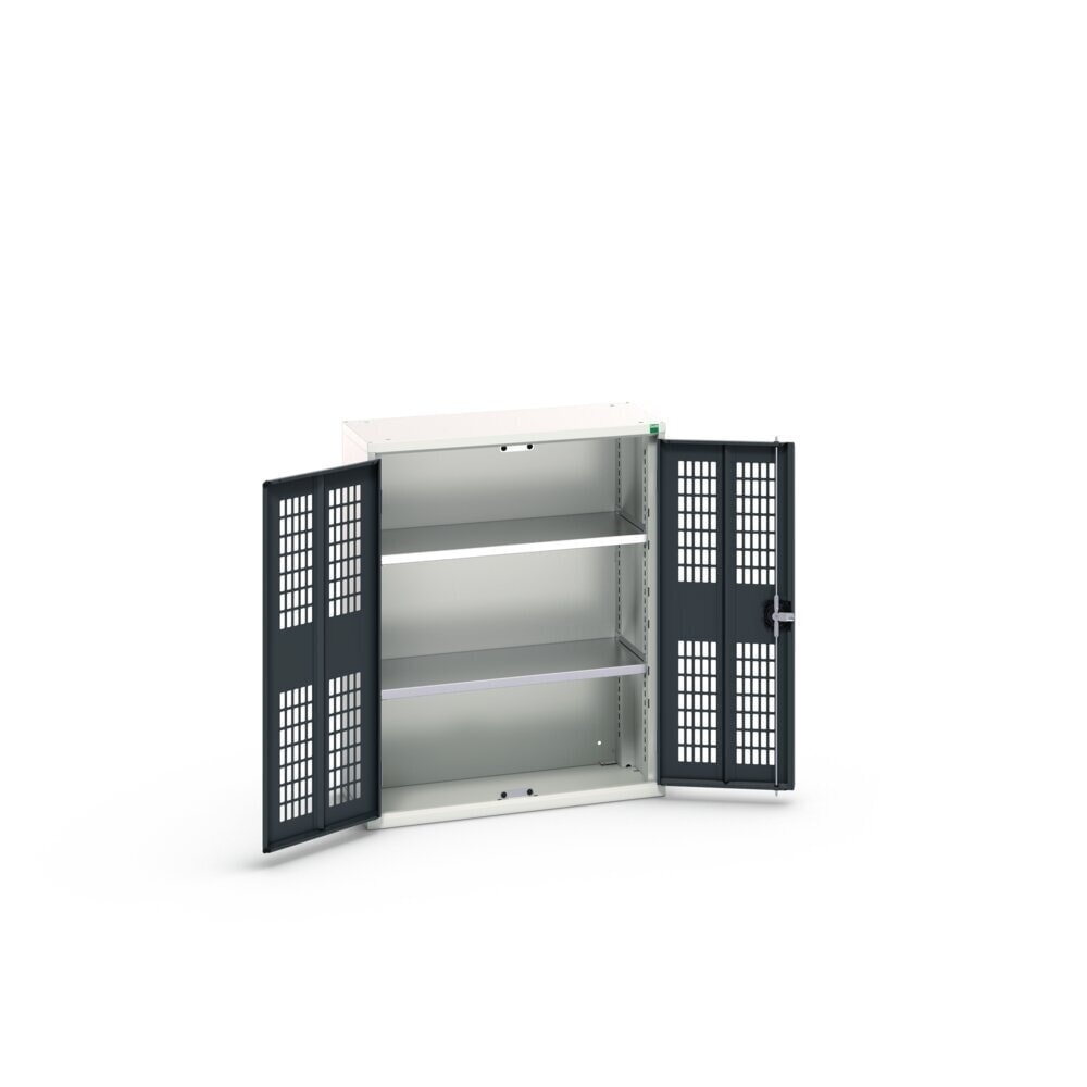N° de l'image du produit 3 : bott Armoire à portes battantes verso avec ventilation, avec 2 tablettes, lxPxH : 800 x 350 x 1 000 mm