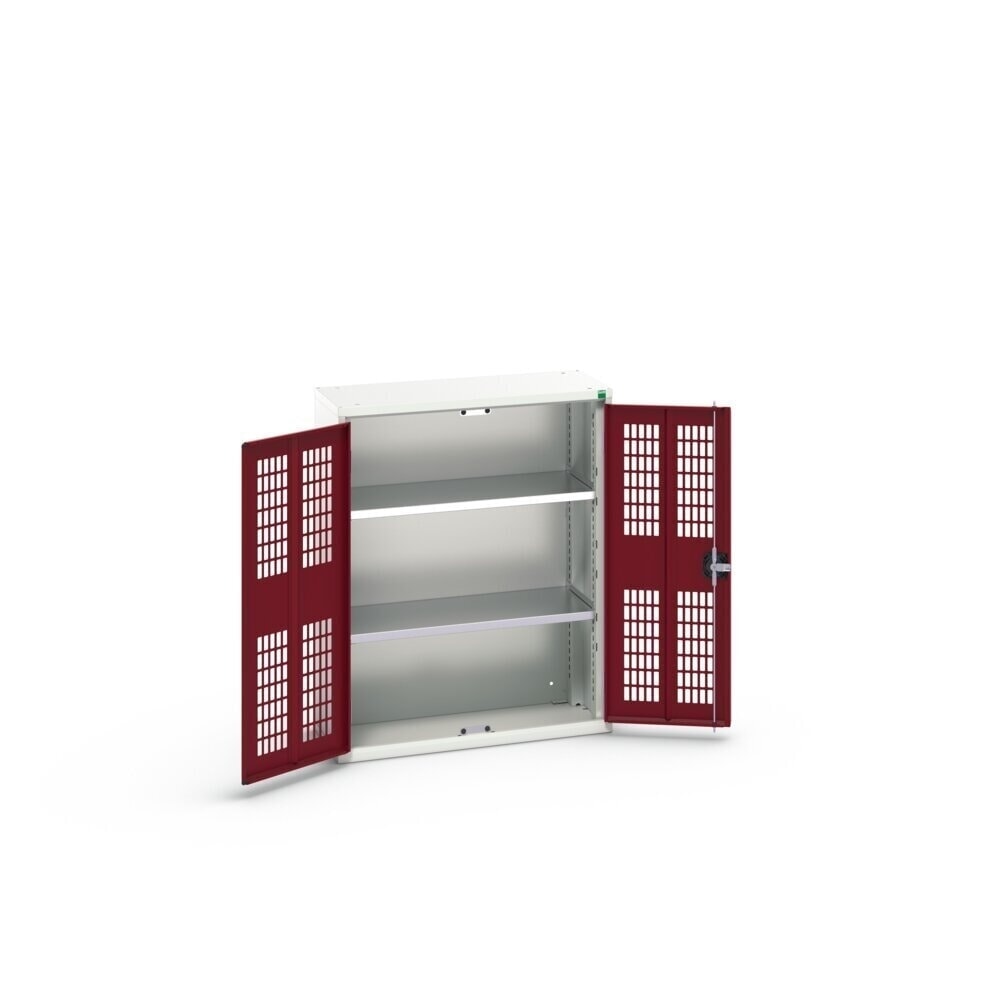 N° de l'image du produit 3 : bott Armoire à portes battantes verso avec ventilation, avec 2 tablettes, lxPxH : 800 x 350 x 1 000 mm