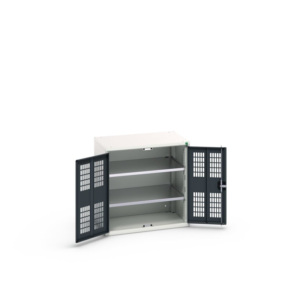 N° de l'image du produit 3 : bott Armoire à portes battantes verso avec ventilation, avec 2 tablettes, lxPxH : 800 x 550 x 800 mm