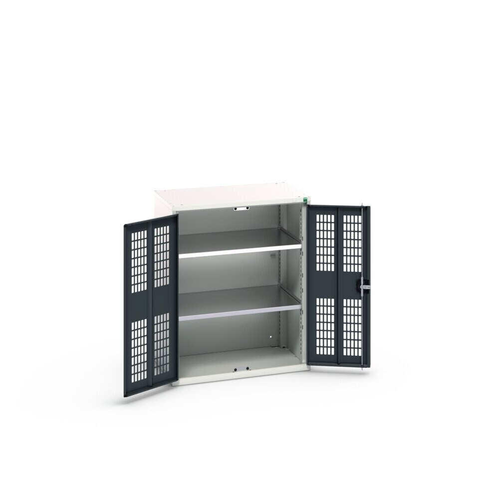 N° de l'image du produit 3 : bott Armoire à portes battantes verso avec ventilation, avec 2 tablettes, lxPxH : 800 x 550 x 1 000 mm