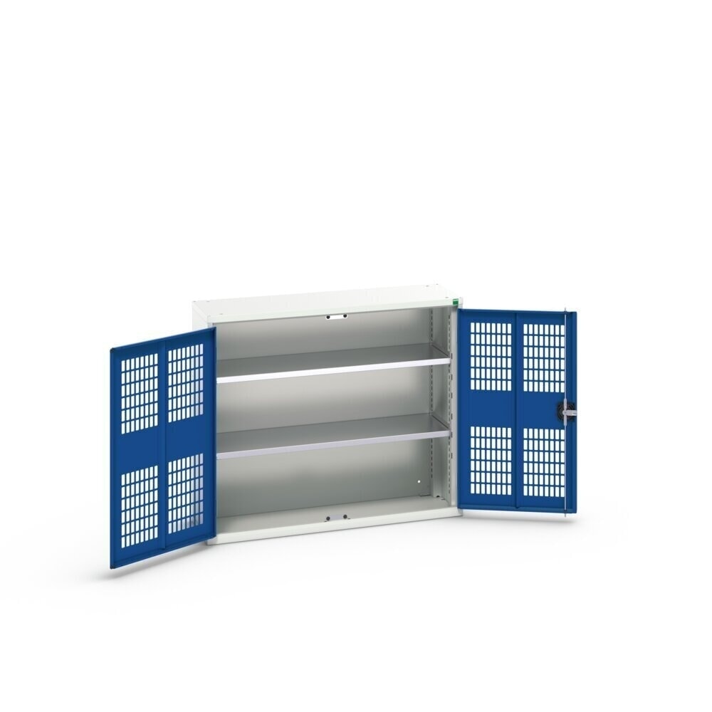 N° de l'image du produit 3 : bott Armoire à portes battantes verso avec ventilation, avec 2 tablettes, lxPxH : 1 050 x 350 x 900 mm