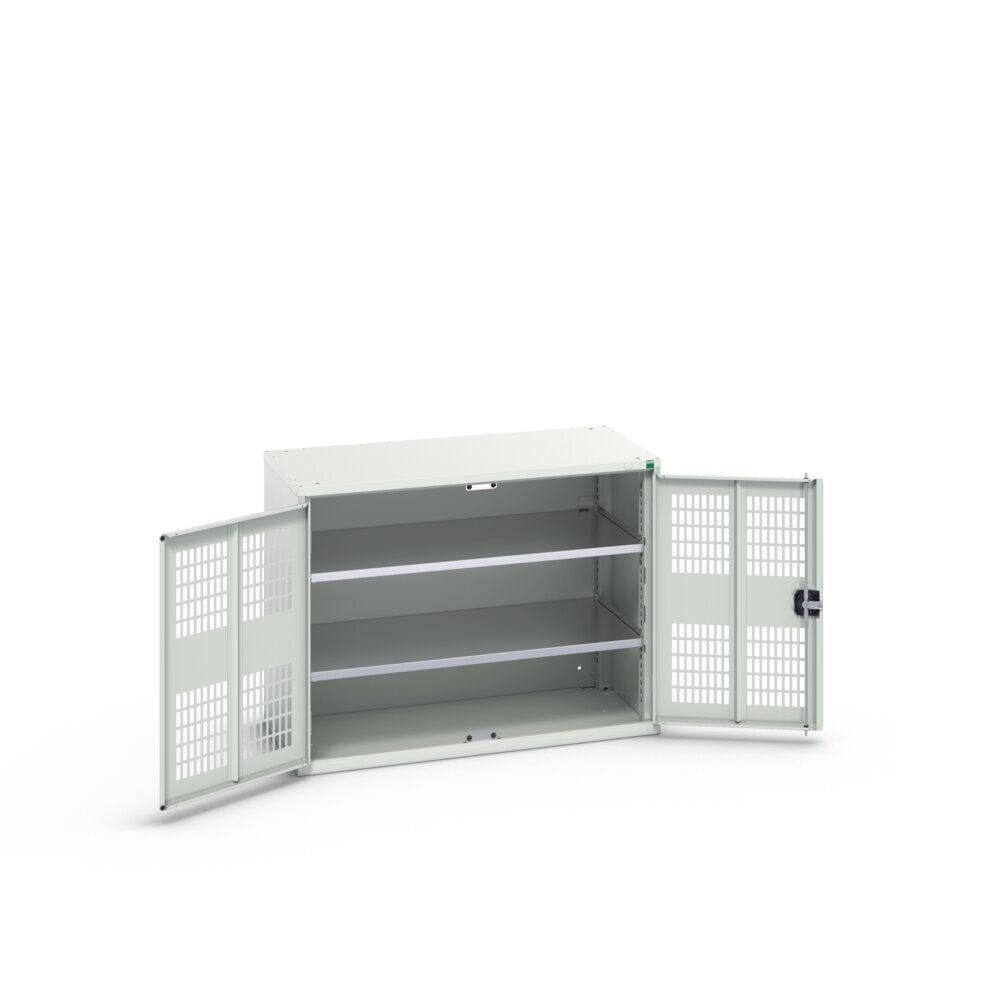 N° de l'image du produit 3 : bott Armoire à portes battantes verso avec ventilation, avec 2 tablettes, lxPxH : 1 050 x 550 x 800 mm
