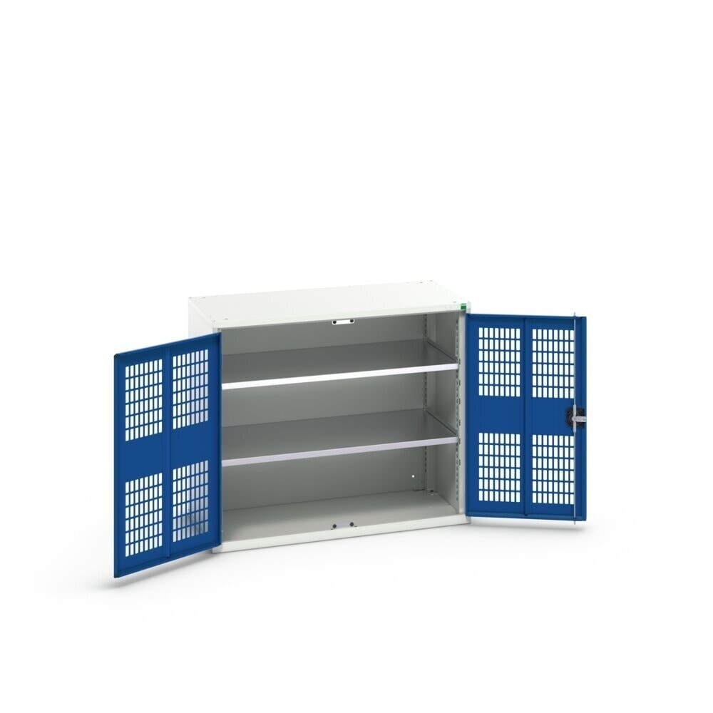 N° de l'image du produit 3 : bott Armoire à portes battantes verso avec ventilation, avec 2 tablettes, lxPxH : 1 050 x 550 x 900 mm