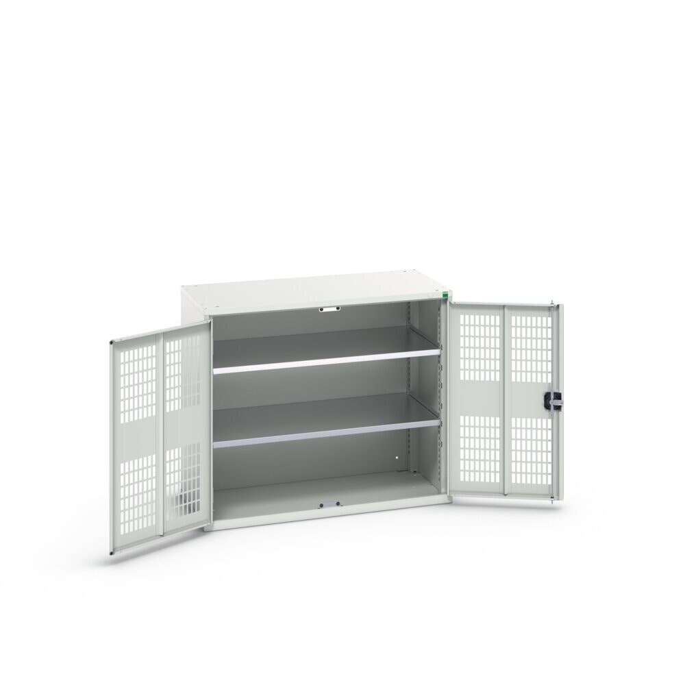 N° de l'image du produit 3 : bott Armoire à portes battantes verso avec ventilation, avec 2 tablettes, lxPxH : 1 050 x 550 x 900 mm