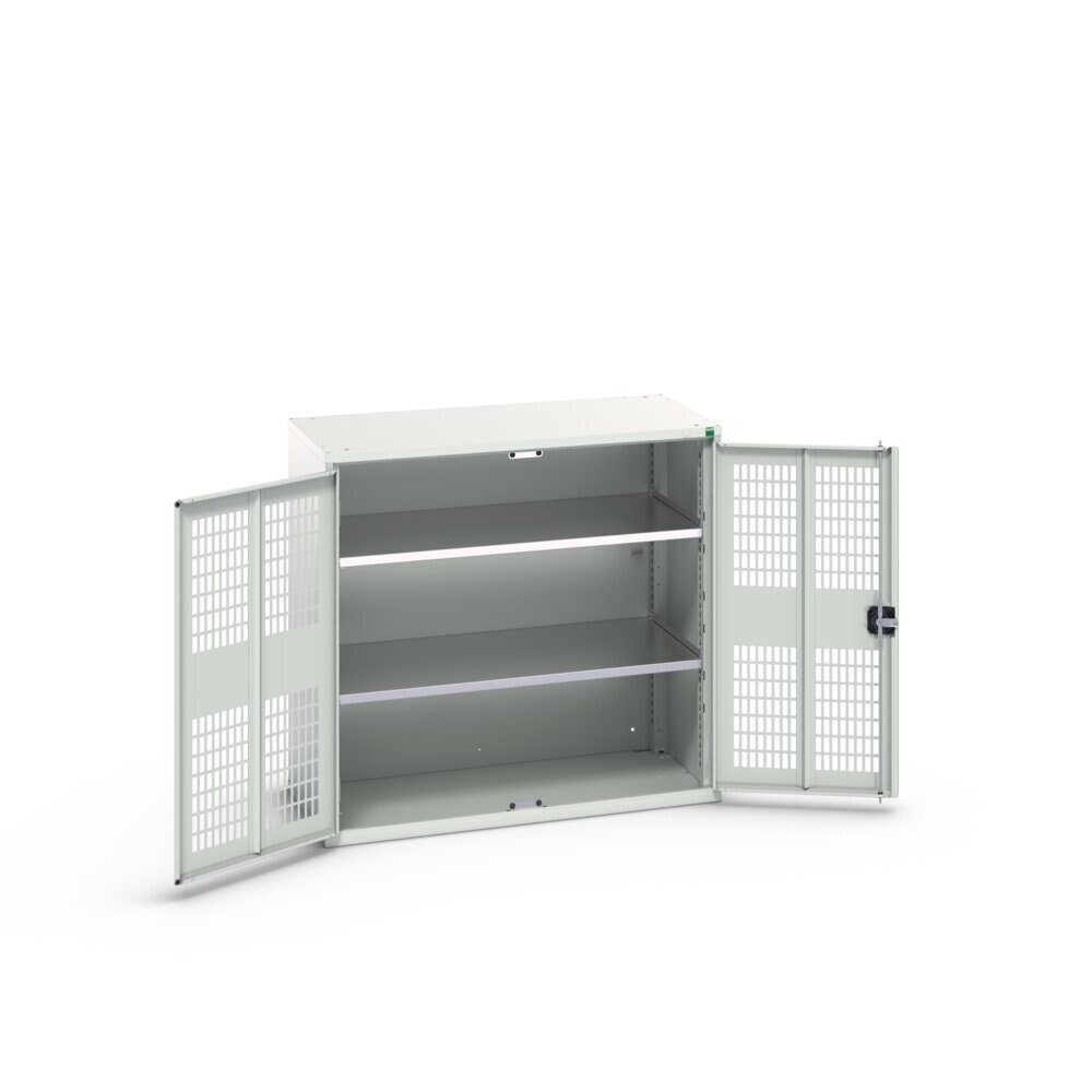 N° de l'image du produit 3 : bott Armoire à portes battantes verso avec ventilation, avec 2 tablettes, lxPxH : 1 050 x 550 x 1 000 mm