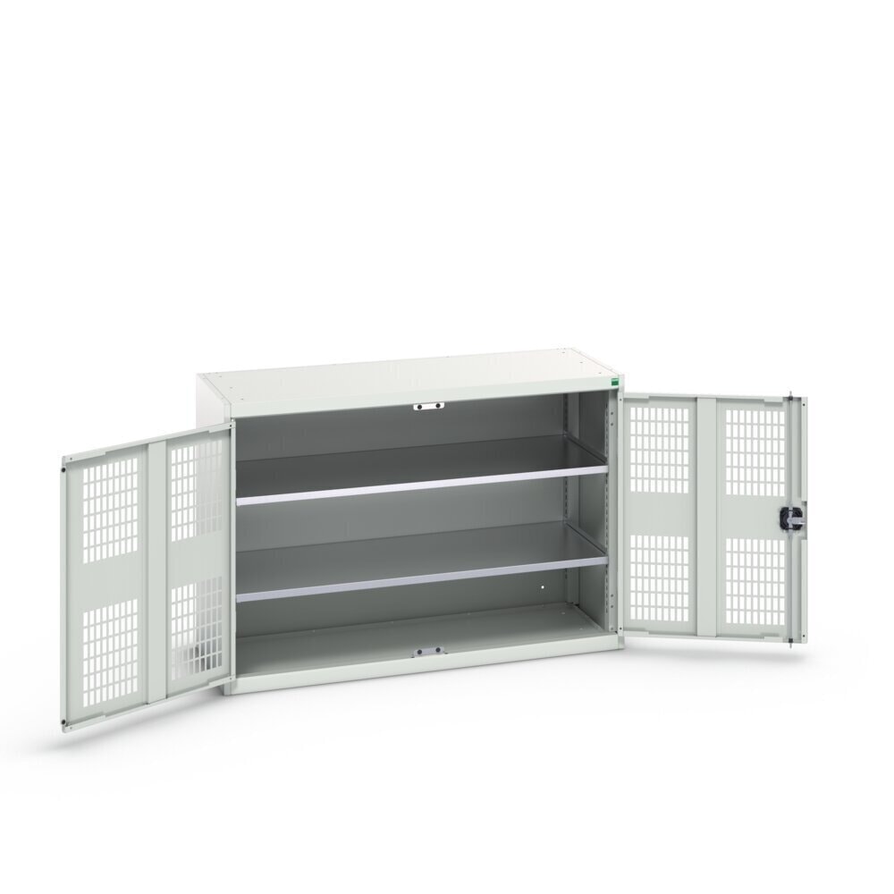 N° de l'image du produit 3 : bott Armoire à portes battantes verso avec ventilation, avec 2 tablettes, lxPxH : 1 300 x 550 x 900 mm