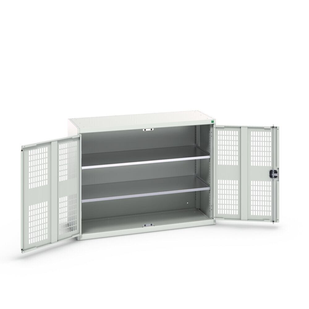 N° de l'image du produit 3 : bott Armoire à portes battantes verso avec ventilation, avec 2 tablettes, lxPxH : 1 300 x 550 x 1 000 mm