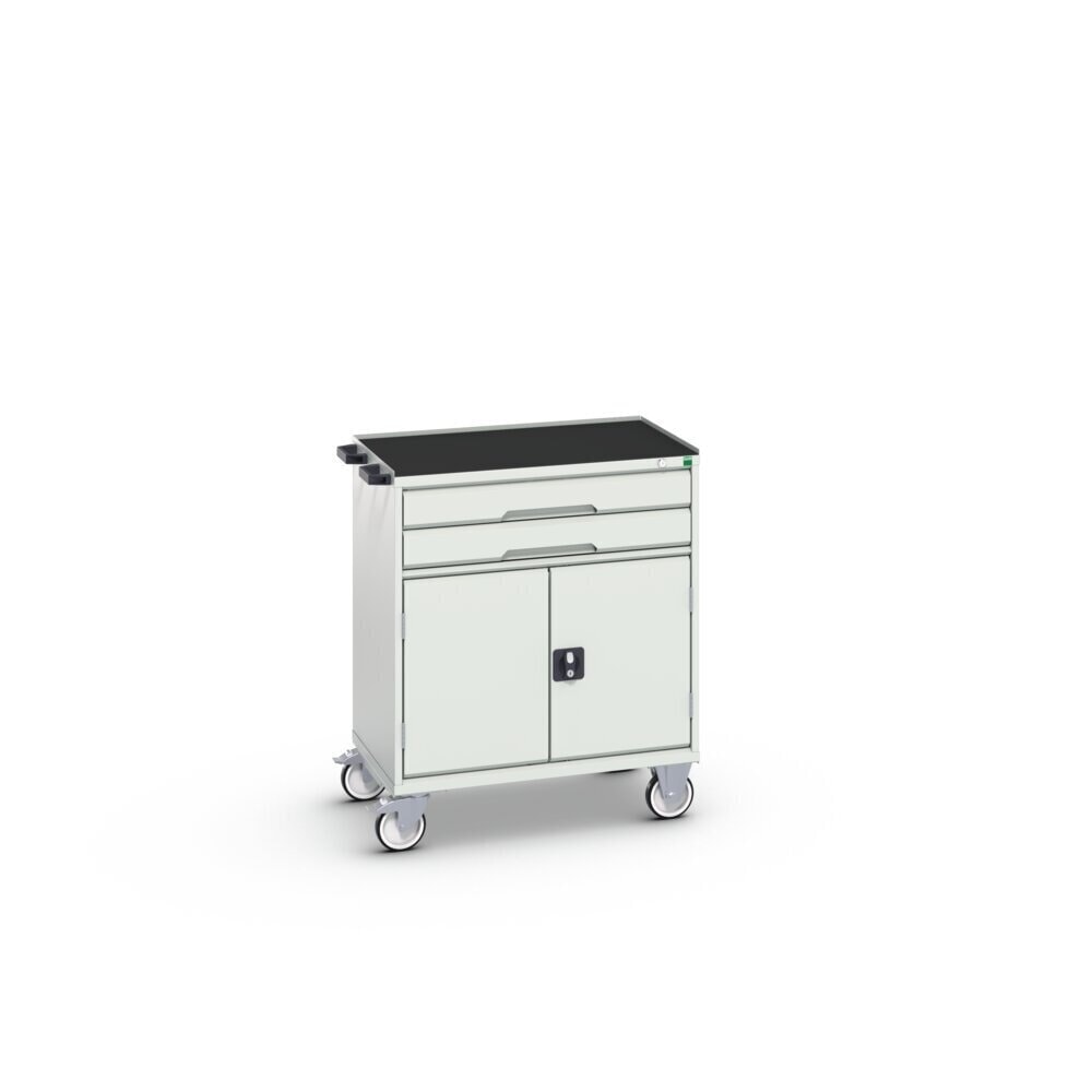 N° de l'image du produit 2 : bott verso Chariot d’atelier, avec 2 tiroirs, porte et rebord