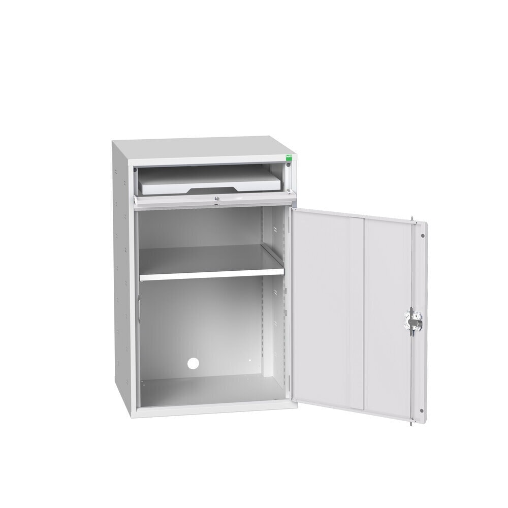 N° de l'image du produit 2 : bott Armoire informatique verso, avec 1 tablette et 1 étagère, lxPxH : 650 x 550 x 1 000 mm