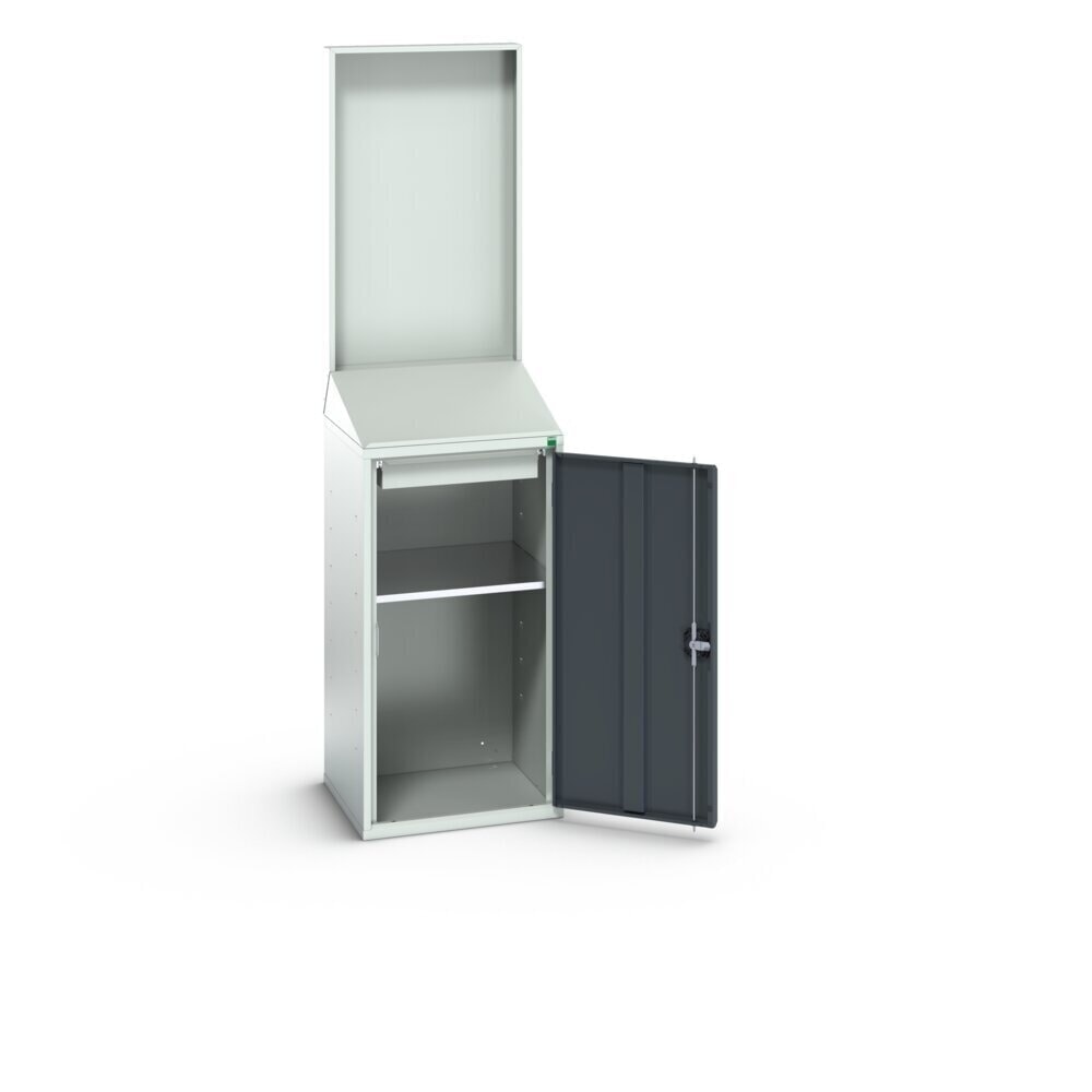 N° de l'image du produit 2 : bott Pupitre verso Economy avec paroi arrière lisse, avec 1 tablette, 1 tiroir, lxPxH : 525 x 550 x 2 000 mm