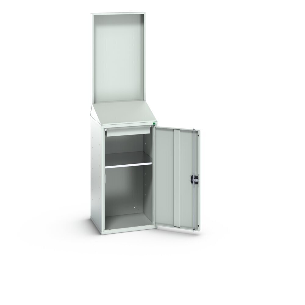 N° de l'image du produit 2 : bott Pupitre verso Economy avec paroi arrière lisse, avec 1 tablette, 1 tiroir, lxPxH : 525 x 550 x 2 000 mm