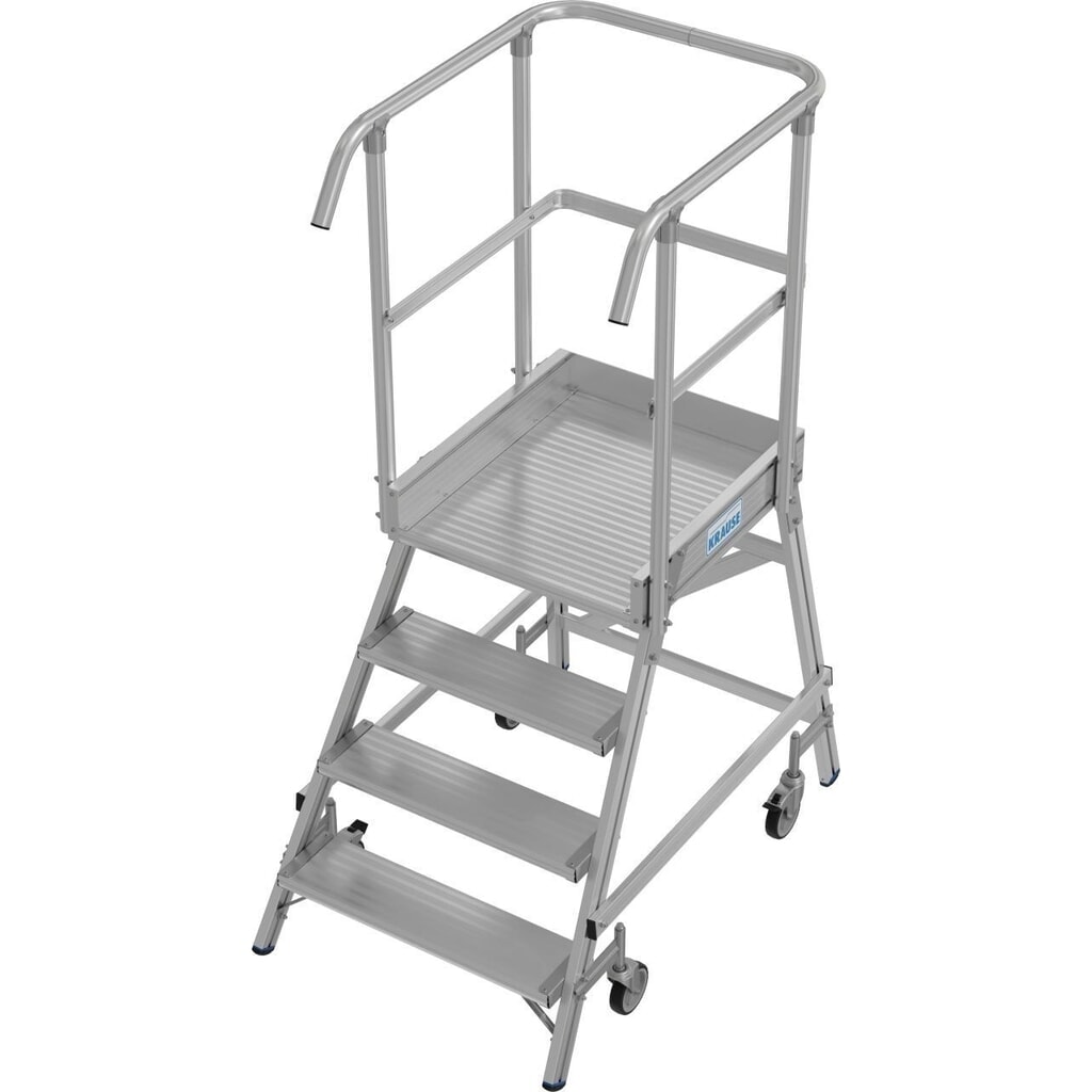Échelle à plate-forme KRAUSE®, mobile, hauteur déployée 0,95 m N° de l'image du produit 10 : Échelle à plate-forme KRAUSE®, mobile, hauteur déployée 0,95 m