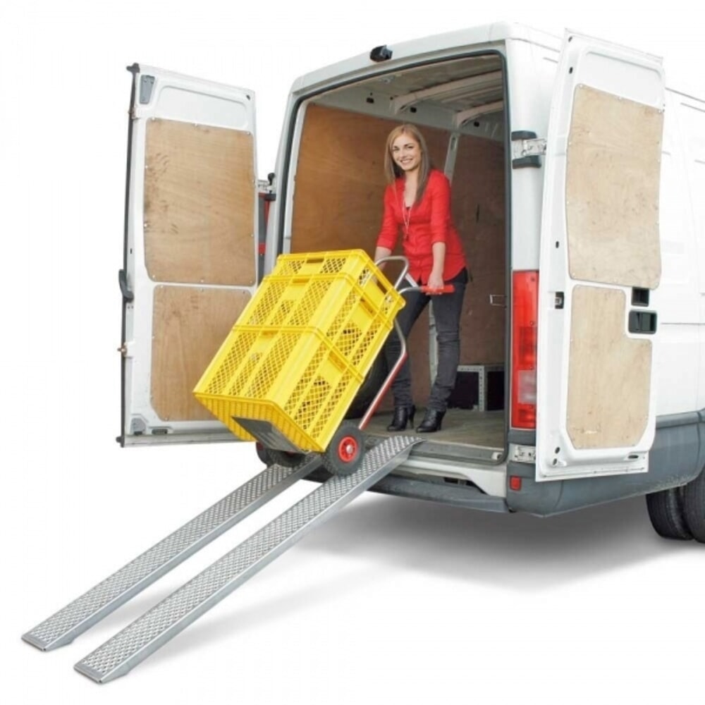 N° de l'image du produit 6 : Rampes en aluminium, lot de 2, capacité de charge 400 kg/paire, Lxl 2 000 x 200 mm