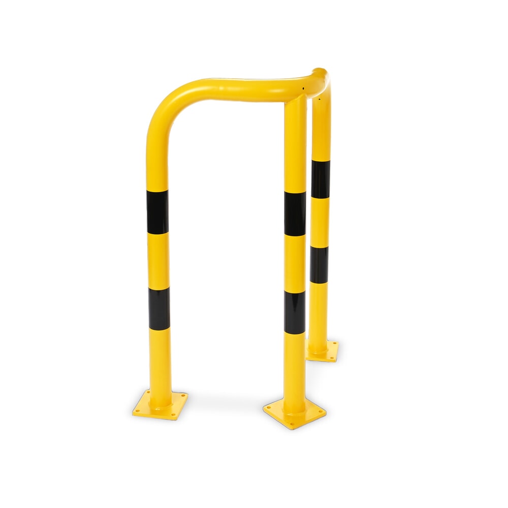 N° de l'image du produit 2 : Steinbock® arceau de protection d’angle, usage intérieur, H x L 1 200 x 600 mm, Ø 76 mm