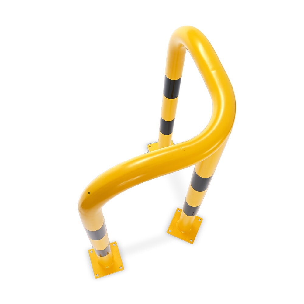 N° de l'image du produit 3 : Steinbock® arceau de protection d’angle, usage intérieur, H x L 1 200 x 600 mm, Ø 76 mm