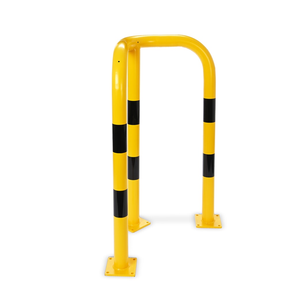 N° de l'image du produit 4 : Steinbock® arceau de protection d’angle, usage intérieur, H x L 1 200 x 600 mm, Ø 76 mm