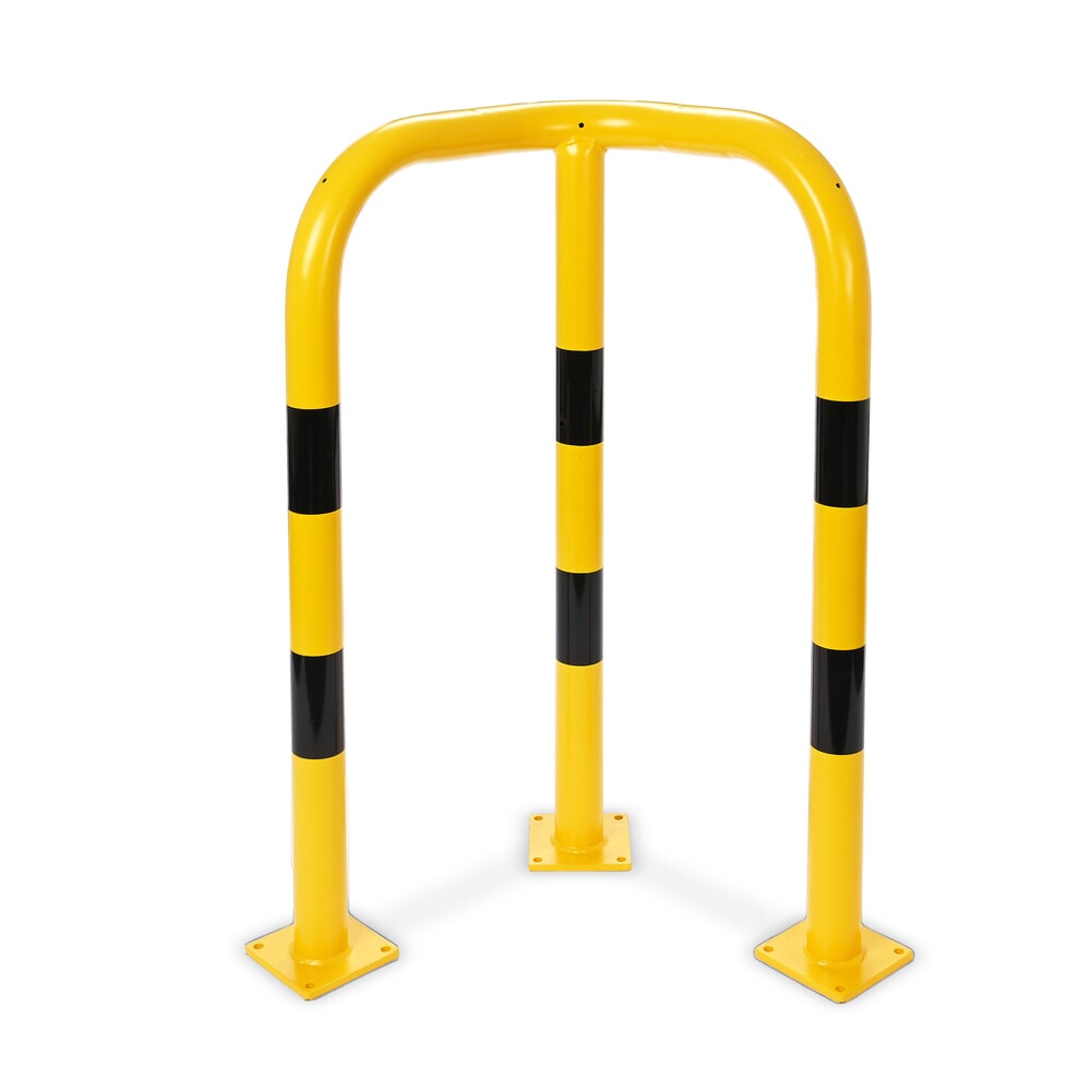 N° de l'image du produit 5 : Steinbock® arceau de protection d’angle, usage intérieur, H x L 1 200 x 600 mm, Ø 76 mm