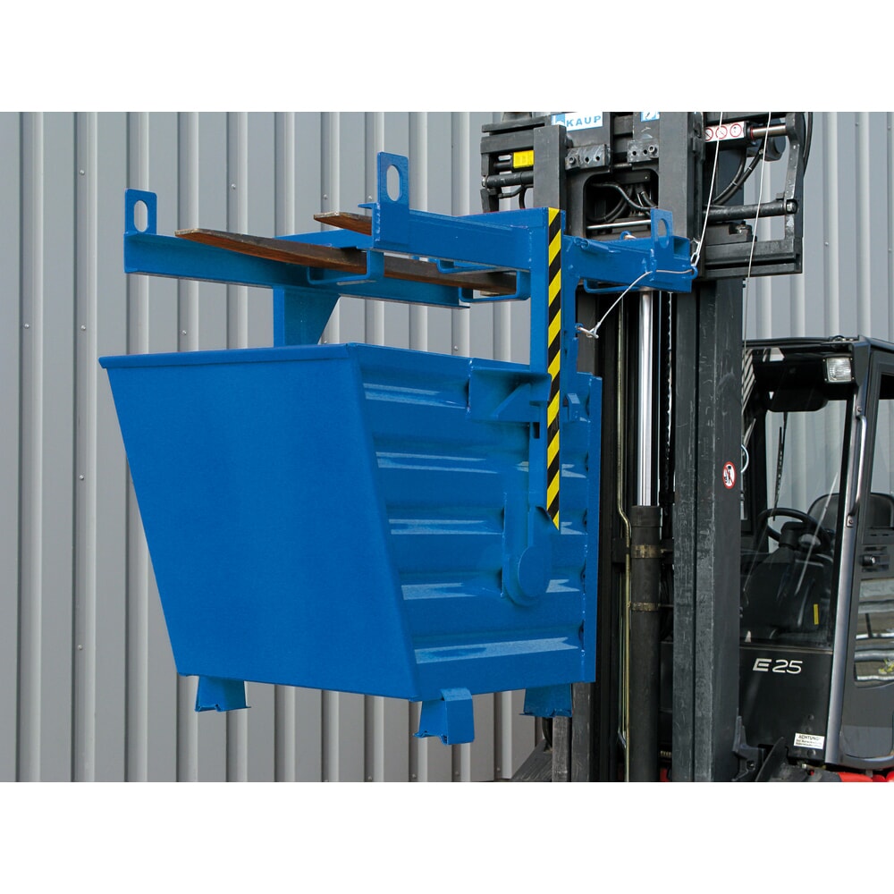 N° de l'image du produit 6 : Eichinger® Benne empilable, 2 000 kg, 900 litres, bleu gentiane