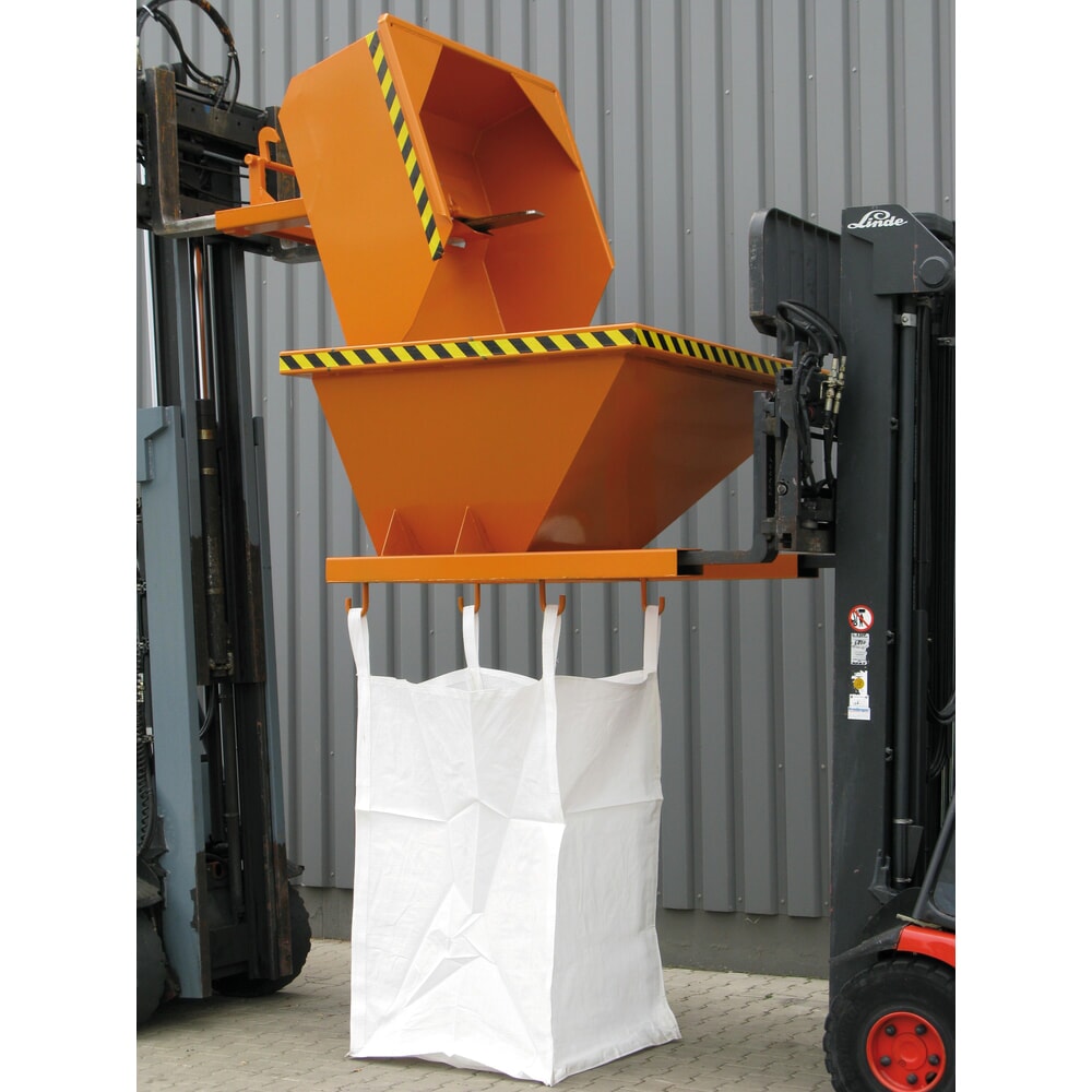N° de l'image du produit 5 : Eichinger® Trémie de remplissage avec support pour Big-Bags, 2056 orangé pur
