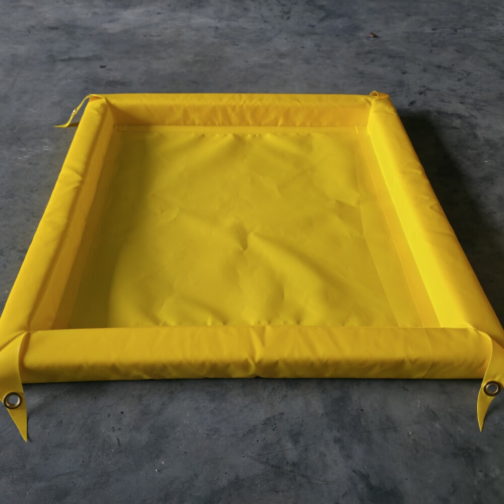 Illustration du produit: Bac de rétention Light pliable Steinbock® en PVC, H x l x P 203 x 1 200 x 2 400 mm, Contenance 602 l