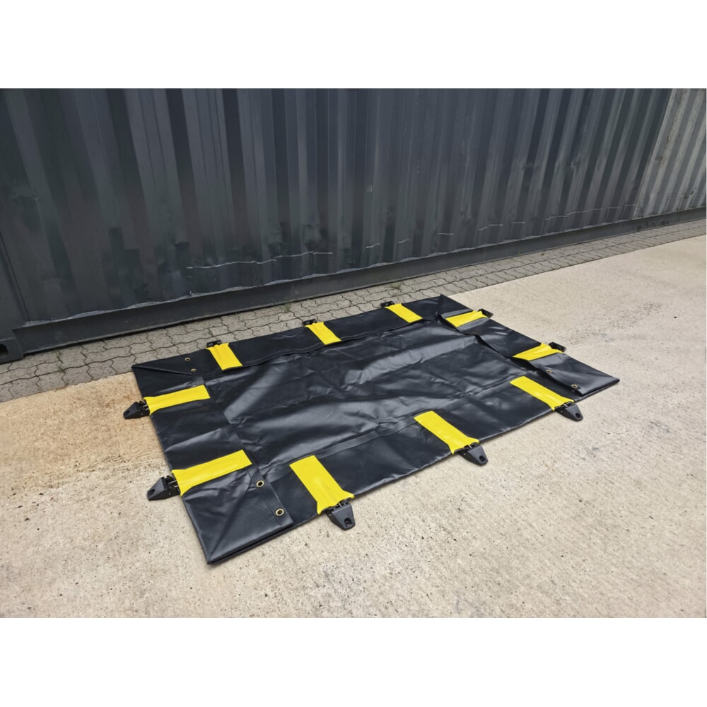 N° de l'image du produit 4 : Bac de rétention Ultra pliable Steinbock® en PVC, H x l x P 305 x 3 700 x 4 900 mm, Contenance 5 432 l