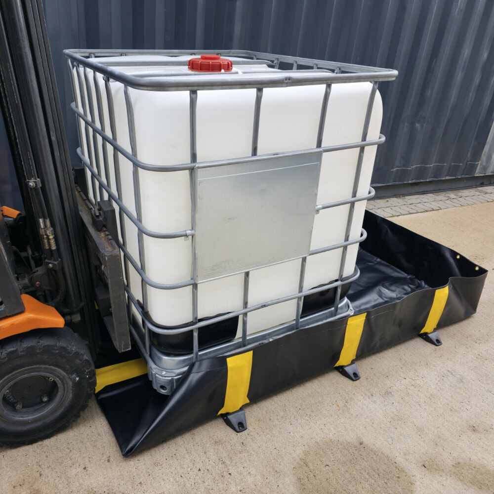 N° de l'image du produit 10 : Bac de rétention Ultra pliable Steinbock® en PVC, H x l x P 305 x 3 700 x 4 900 mm, Contenance 5 432 l