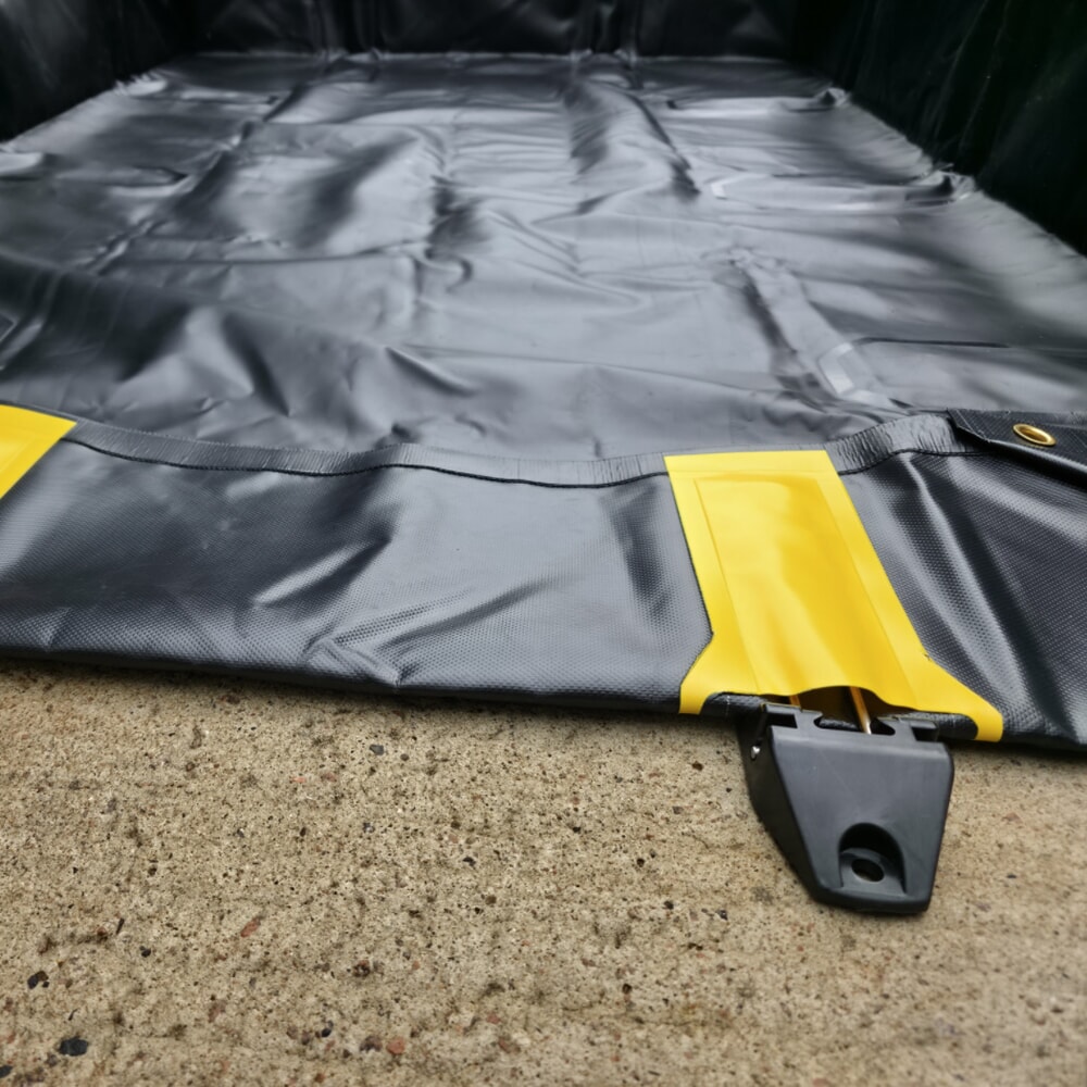 N° de l'image du produit 11 : Bac de rétention Ultra pliable Steinbock® en PVC, H x l x P 305 x 3 700 x 4 900 mm, Contenance 5 432 l