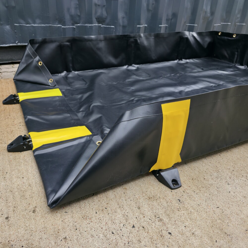 N° de l'image du produit 13 : Bac de rétention Ultra pliable Steinbock® en PVC, H x l x P 305 x 3 700 x 4 900 mm, Contenance 5 432 l