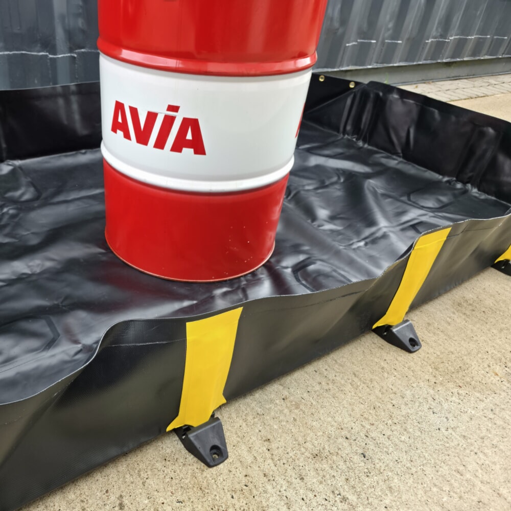 N° de l'image du produit 14 : Bac de rétention Ultra pliable Steinbock® en PVC, H x l x P 305 x 3 700 x 4 900 mm, Contenance 5 432 l