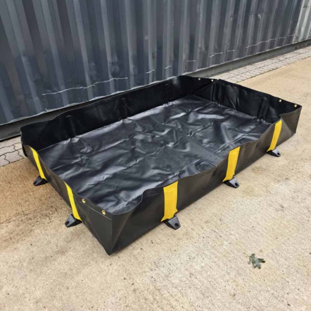 N° de l'image du produit 15 : Bac de rétention Ultra pliable Steinbock® en PVC, H x l x P 305 x 3 700 x 4 900 mm, Contenance 5 432 l