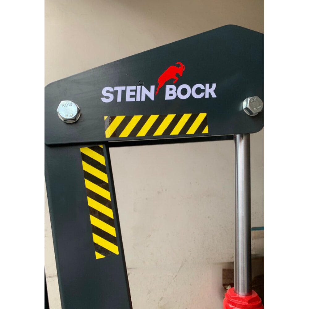 N° de l'image du produit 3 : Steinbock® Palan d’atelier avec châssis écarté et levée rapide, rabattable, capacité de charge 1 500-2 000 kg
