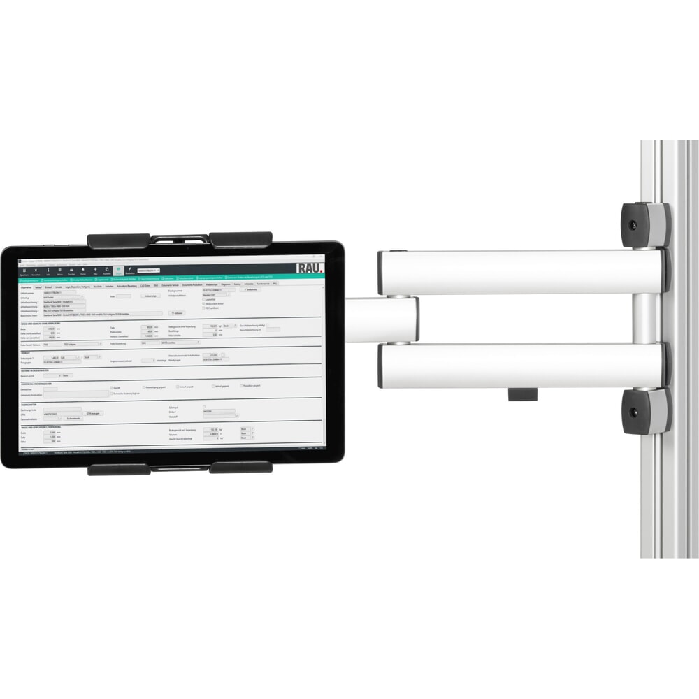 Illustration du produit: Support pour tablette pour table d’emballage RAU, pour support pour écran plat