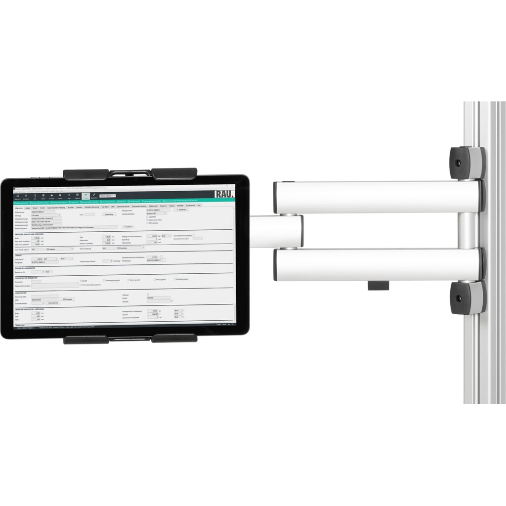 Illustration du produit: Support pour tablette pour table d’emballage RAU, pour support pour écran plat