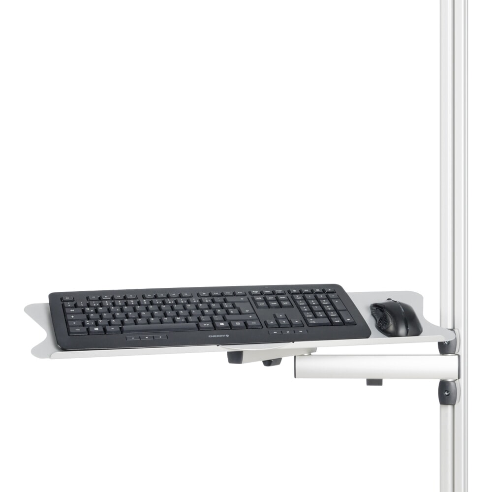 Illustration du produit: Bras pivotant pour table d’emballage RAU, pour souris et clavier, avec 3 articulations, portée 520 mm