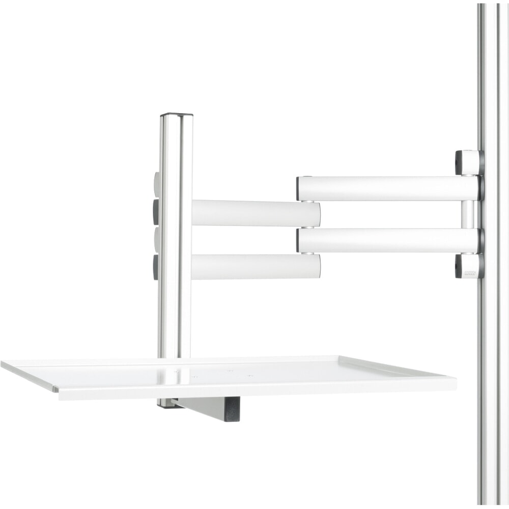 N° de l'image du produit 2 : Bras pivotant pour table d’emballage RAU, avec 3 articulations, incluant tablette, portée 540 mm