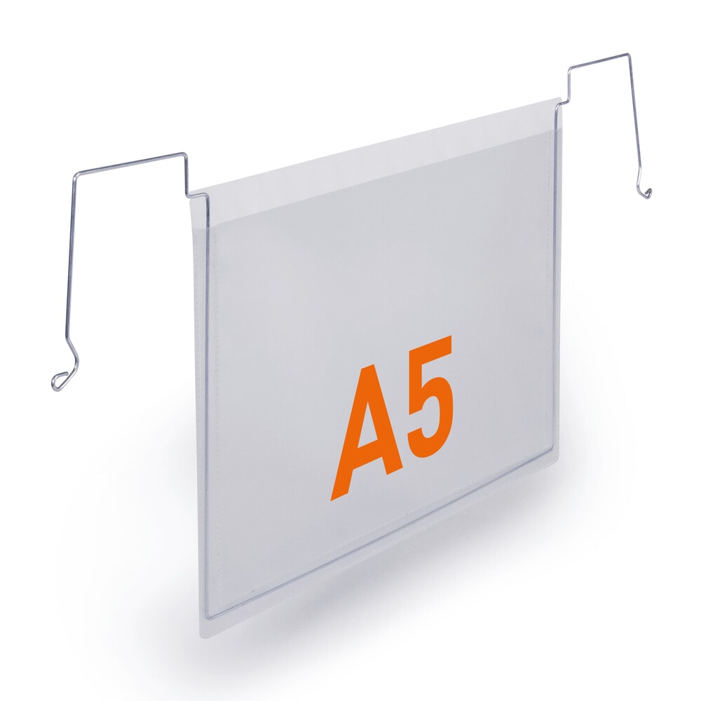 N° de l'image du produit 3 : DURABLE porte-documents avec pinces métalliques, DIN A5 paysage, ouverte