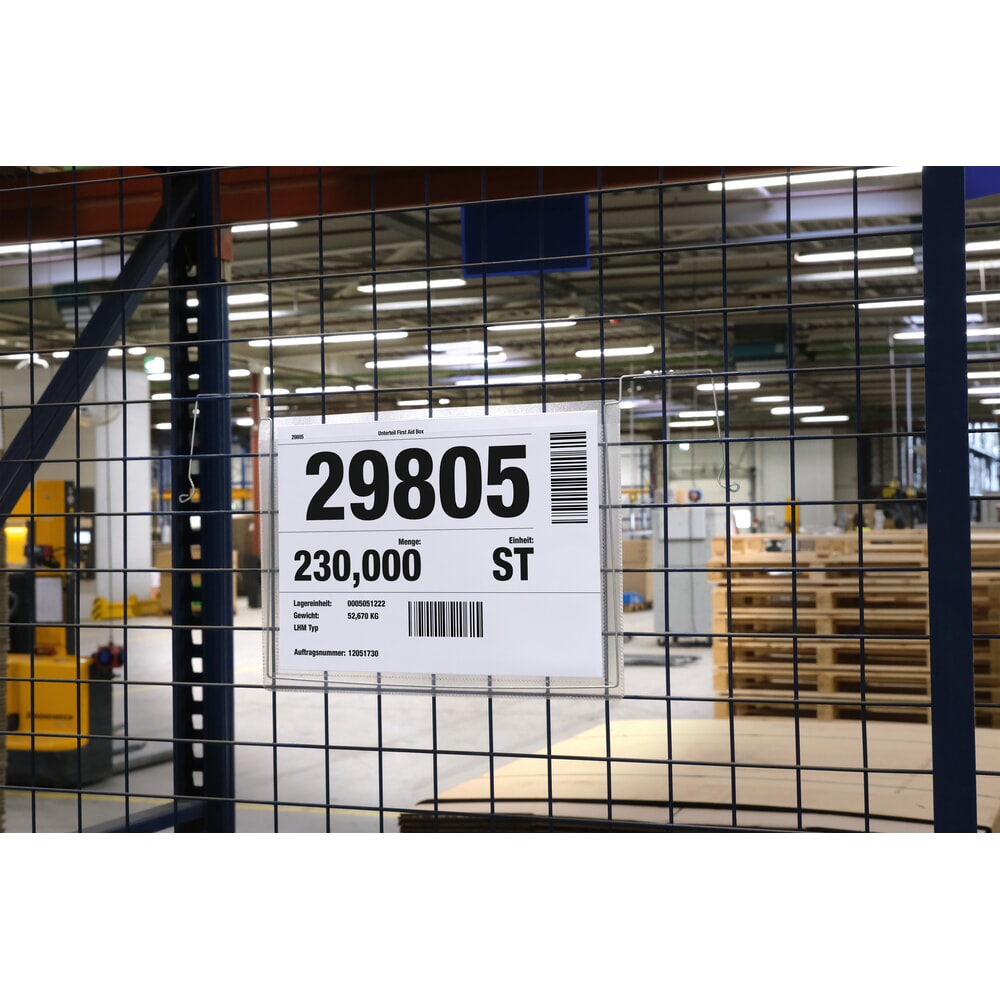 N° de l'image du produit 7 : DURABLE porte-documents avec pinces métalliques, DIN A4 paysage, ouverte