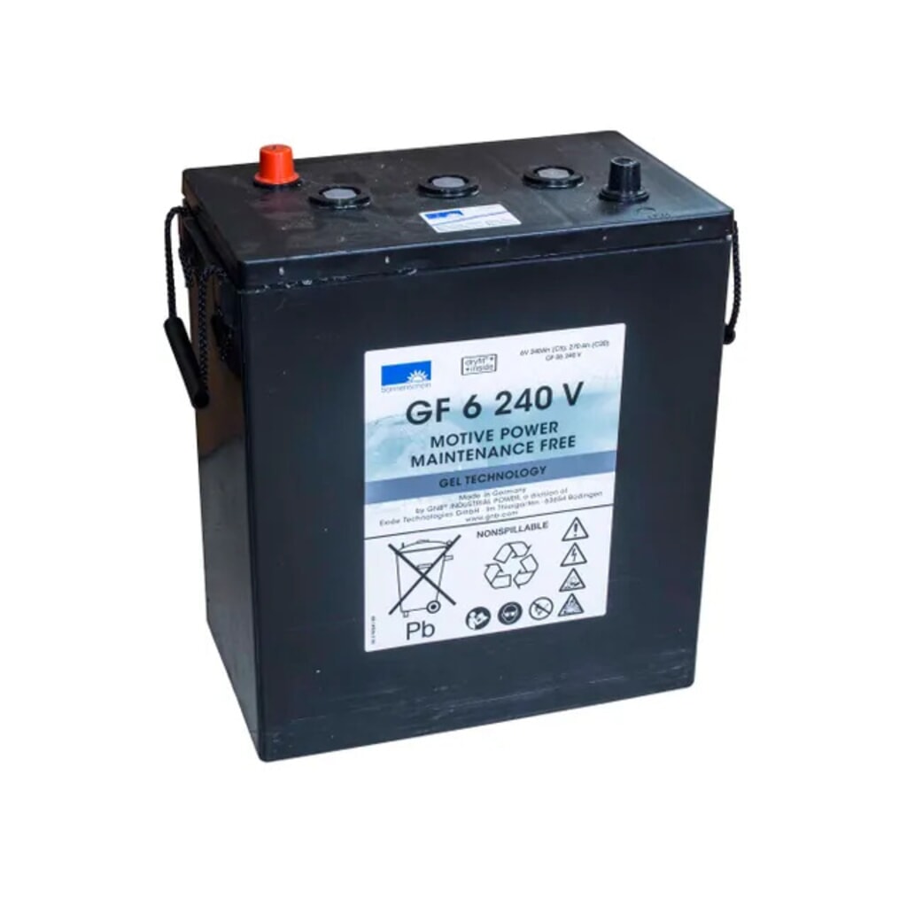 Batterie 6 V / 240 Ah, gel, monobloc, 1 pc/UV Illustration du produit: Batterie 6 V / 240 Ah, gel, monobloc, 1 pc/UV