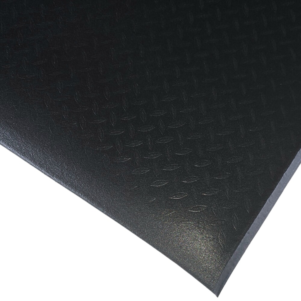 Illustration du produit: Steinbock® Tapis anti-fatigue ErgoSoft, motif en losange, monocouche, 600 mm x 1 000 mm, noir