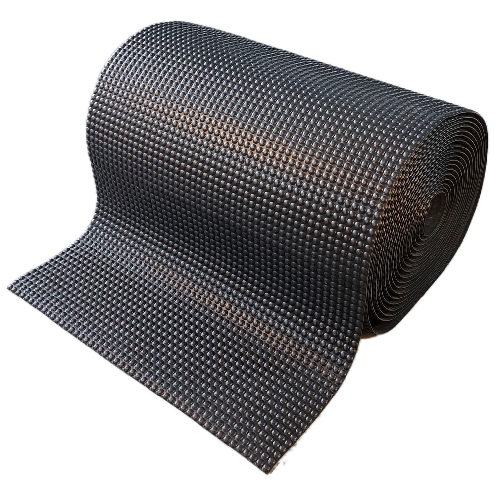 N° de l'image du produit 2 : Steinbock® Tapis anti-fatigue ErgoSoft Pro, sculpture en demi-cercle, 2 couches, 900 mm x 1 500 mm, noir/jaune